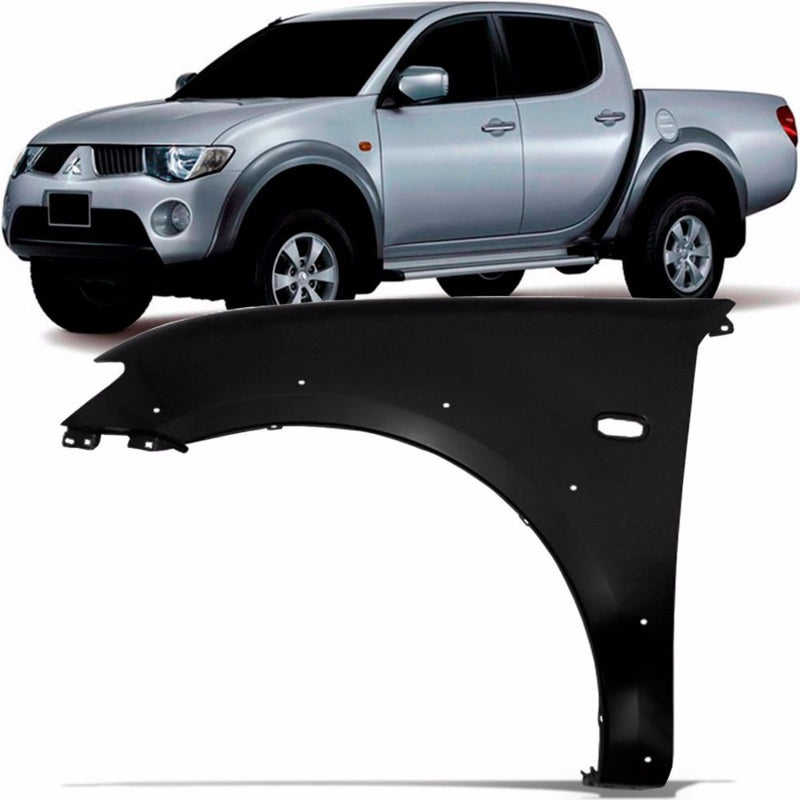 Paralama Mitsubishi L200 08/16 Esquerdo C/ Furo Mit0130