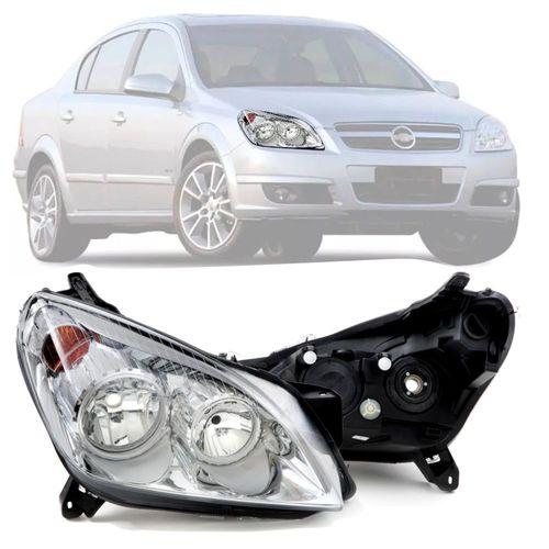 Farol Gm Vectra Sedan 06/08 Crom.ld Hb4 Reg.manual Mg30054 R