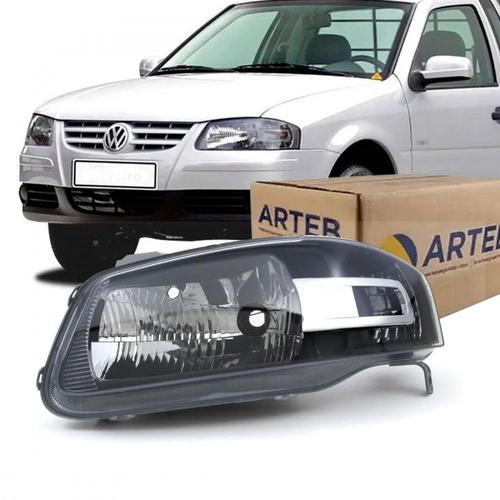 Farol Vw Gol G4 Le M.negra 160701 Arteb