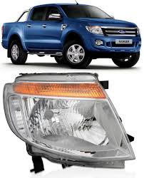 Farol Ford Ranger 13/16 Ld Cromado Manual Zn14141266