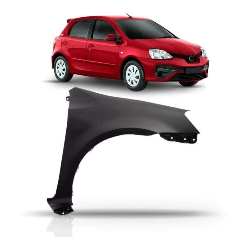 Paralama Toyota Etios 12/19 Direito S/ Furo Centauro 86432