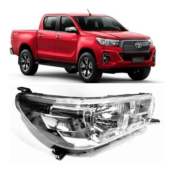 Farol Toyota Hilux Pickup 16/20 Ld S / Led C / Log Ty0529ld