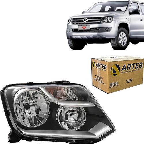 Farol Vw Amarok 2011 A 2016 Direito Arteb  160754