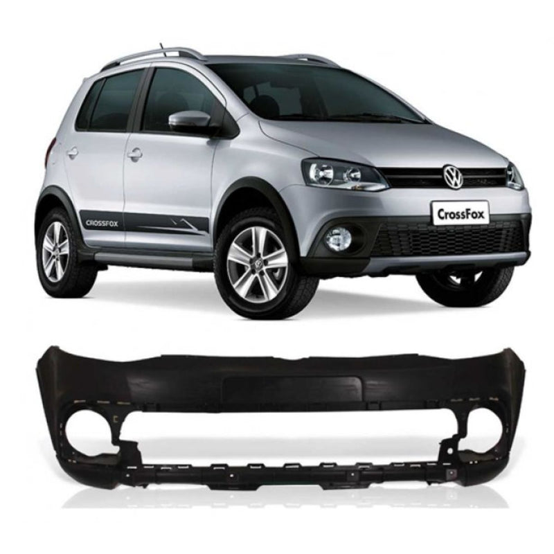 Parachoque Dianteiro Vw Crossfox 08/10 Preto Text 02/5073