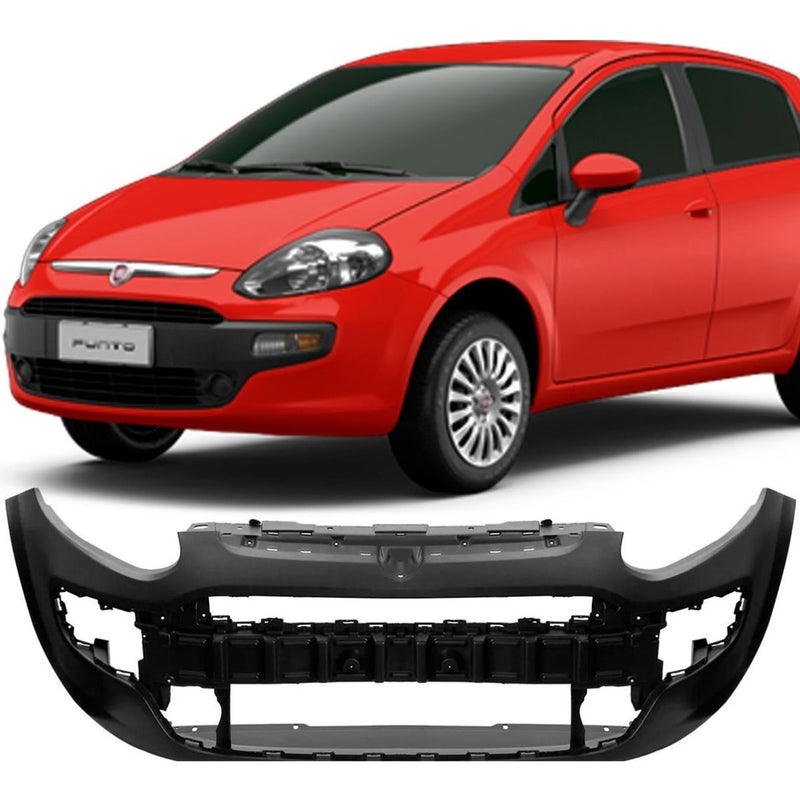 Parachoque Dianteiro Fiat Punto 13/ Preto C/ Furo 045215 Bbs