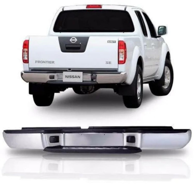 Parachoque Traseiro Nissan Frontier 08/16 Cromado Ns0148