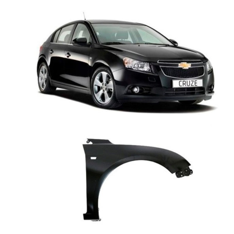 Paralama Gm Cruze 12/16 Direito Com Furo Ult0400